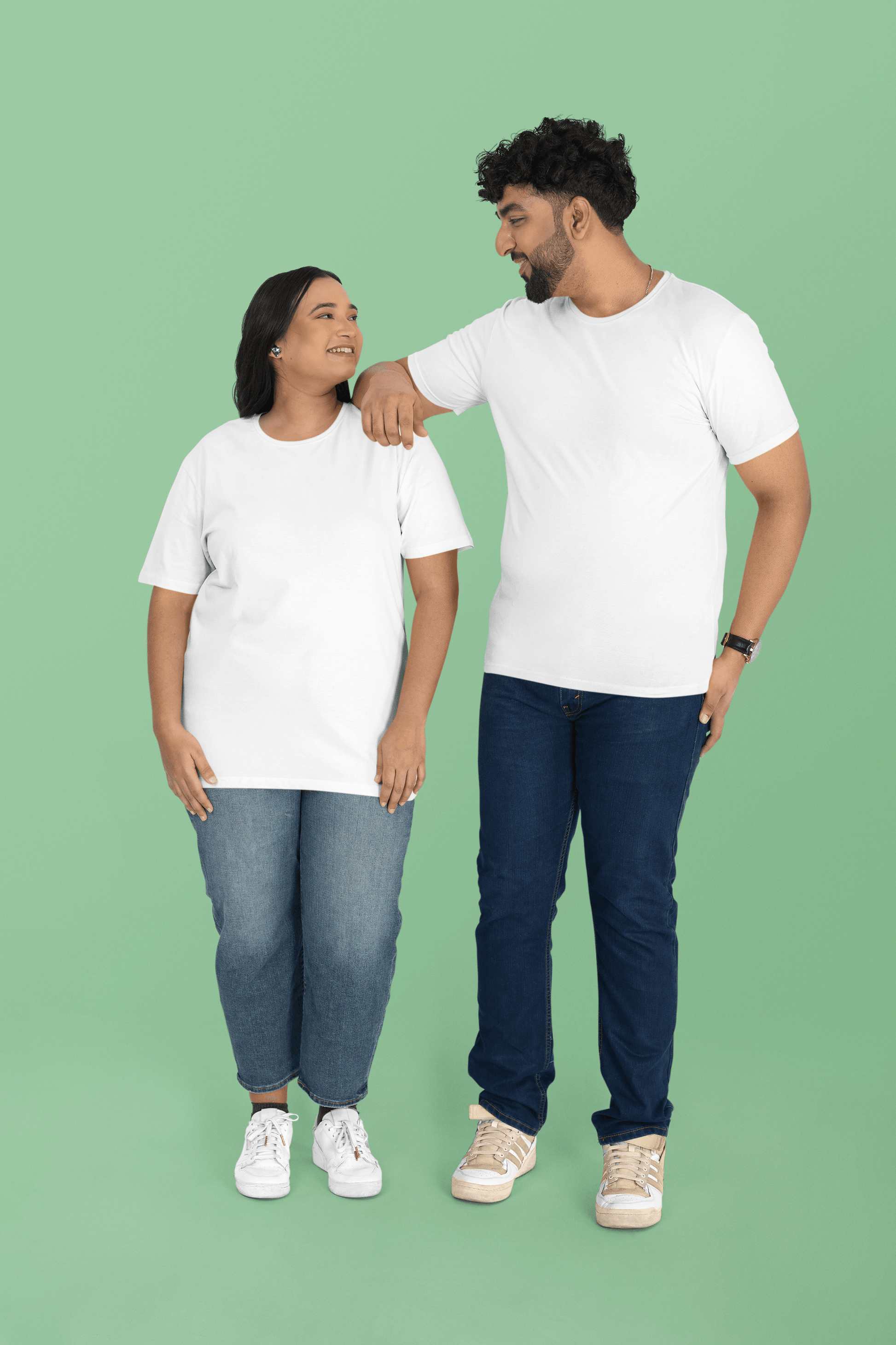 Entimessi - Unisex Plus Size T-Shirt - Ultra-Soft Cotton, Bio-Washed (White) - Plus Size T-shirts - Casual Wear, Cotton, Large Size, Plus Size, plus size t-shirts, Rapi-T-shirts, Round Neck, Short Sleeves, Solid Color T-shirts, T-shirts, Top, Unisex - {{ shop.shopifyCountryName }}