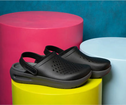 crocs InMotion Unisex LiteRide Clogs Clogs Black breathable shoes casual footwear casual shoes Casual Wear Clogs comfortable clogs comfortable sandals comfortable shoes Crocs Croslite foam echo wave everyday shoes foam clogs Footwear lightweight lightweight shoes loungewear men's crocs mens shoes pool shoes SALE slip-on clogs travel shoes Unisex unisex shoes water shoes water-resistant shoes women's crocs womens shoes