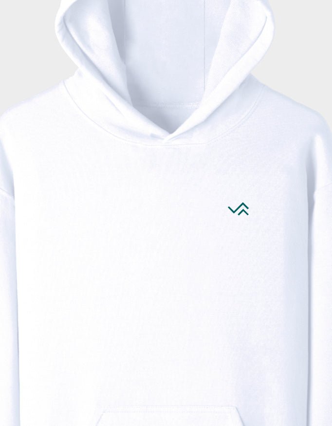 Unisex pullover hoodie in heavyweight cotton fleece