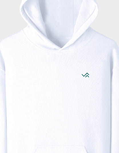 Unisex pullover hoodie in heavyweight cotton fleece