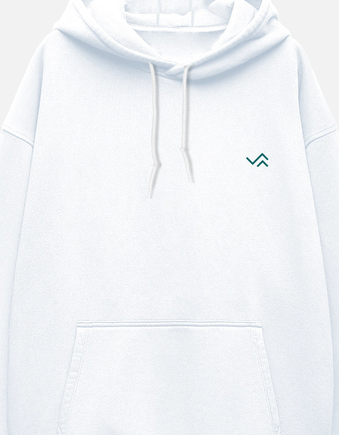 Unisex oversized pullover hoodie in heavyweight cotton fleece