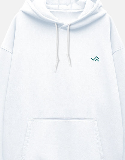 Unisex oversized pullover hoodie in heavyweight cotton fleece
