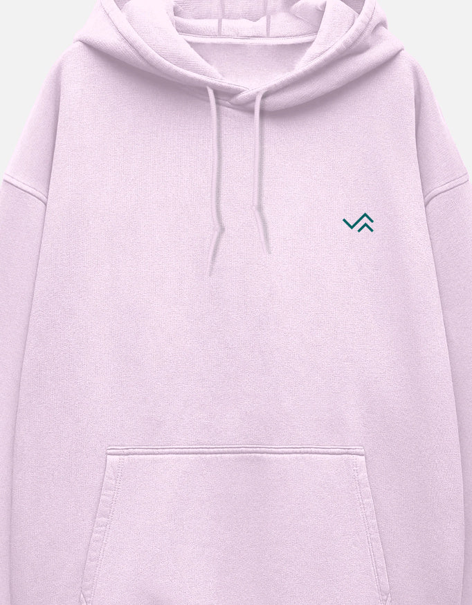 Unisex oversized pullover hoodie in heavyweight cotton fleece