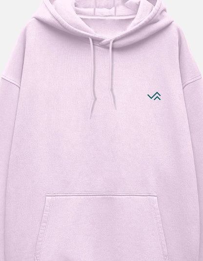 Unisex oversized pullover hoodie in heavyweight cotton fleece
