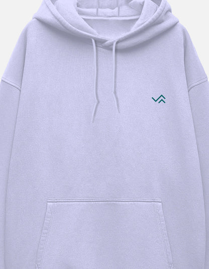 Unisex oversized pullover hoodie in heavyweight cotton fleece