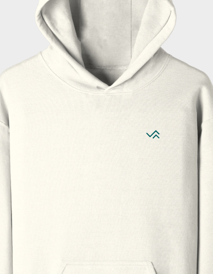Unisex pullover hoodie in heavyweight cotton fleece