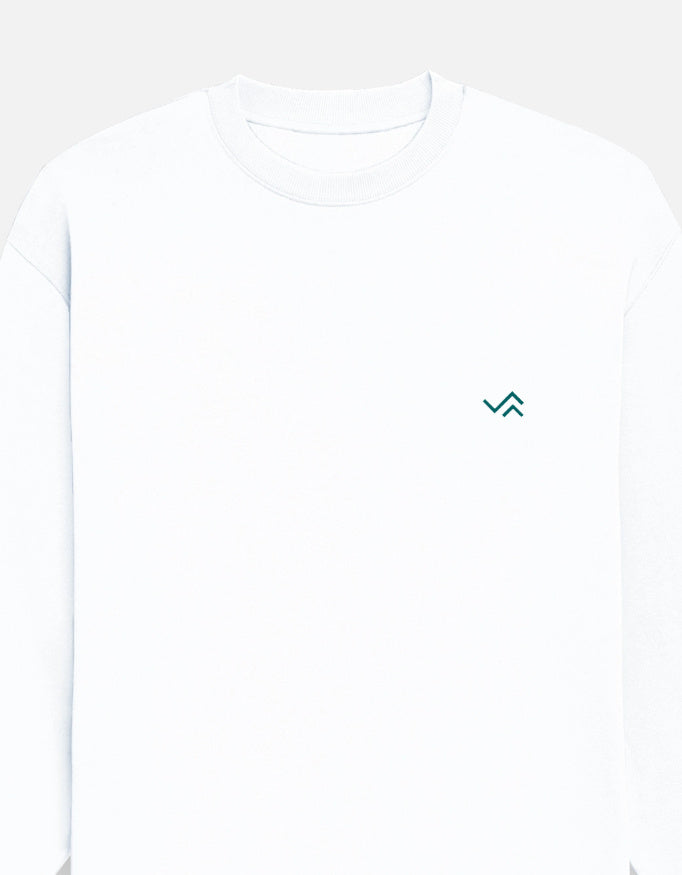 Unisex oversized sweatshirt in soft cotton fleece, relaxed fit