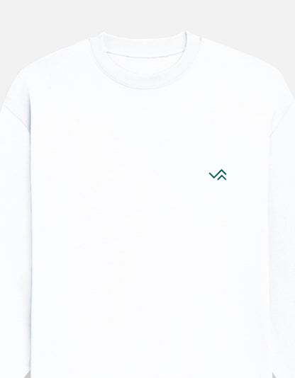 Unisex oversized sweatshirt in soft cotton fleece, relaxed fit