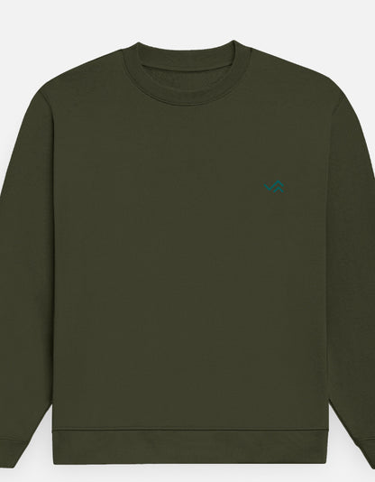 Unisex sweatshirt in soft cotton fleece, regular fit