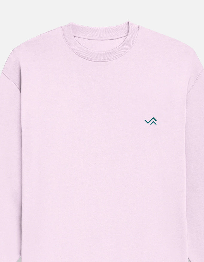 Unisex oversized sweatshirt in soft cotton fleece, relaxed fit