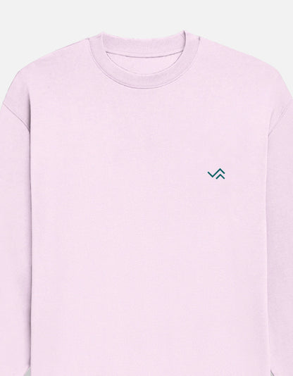 Unisex oversized sweatshirt in soft cotton fleece, relaxed fit