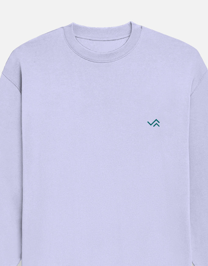 Unisex oversized sweatshirt in soft cotton fleece, relaxed fit