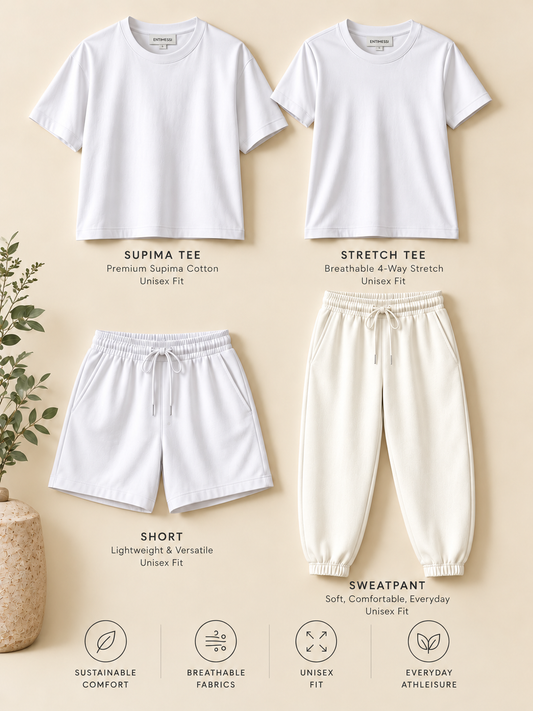 Off-Duty Whites 4-Piece Outfit Kit