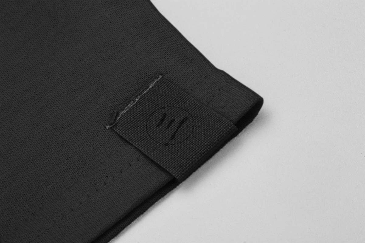 Unisex Cotton Blend Basic Black T-Shirt
