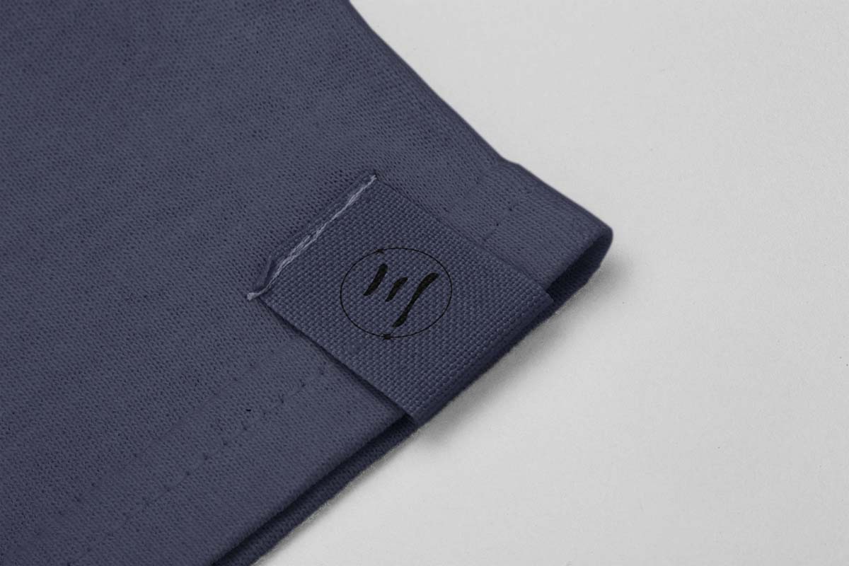 Unisex Cotton Blend Basic Navy Blue T-Shirt