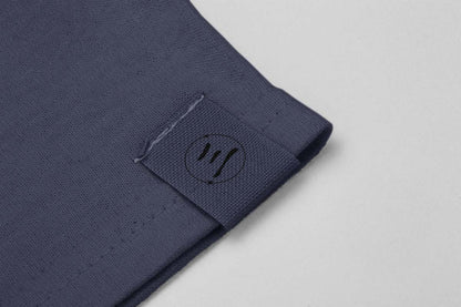 Unisex Cotton Blend Basic Navy Blue T-Shirt