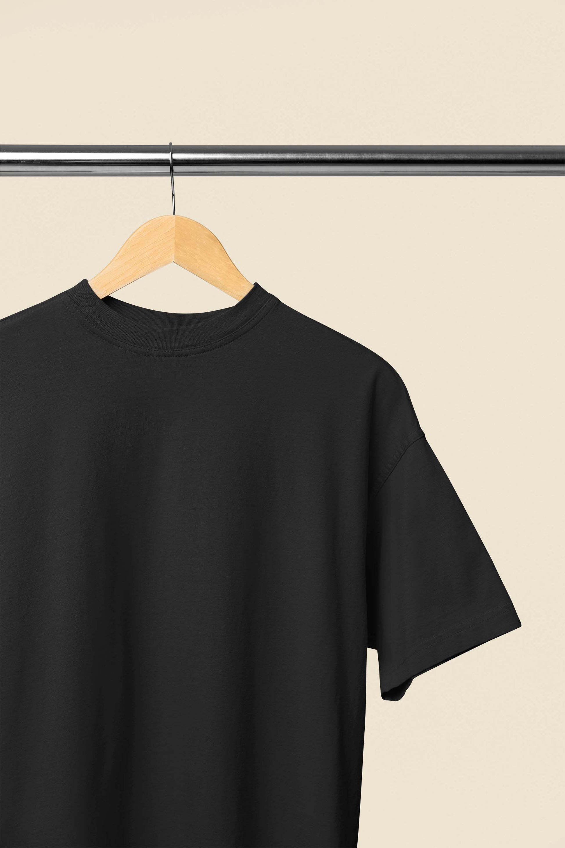 Unisex Oversized Classic Black T-Shirt