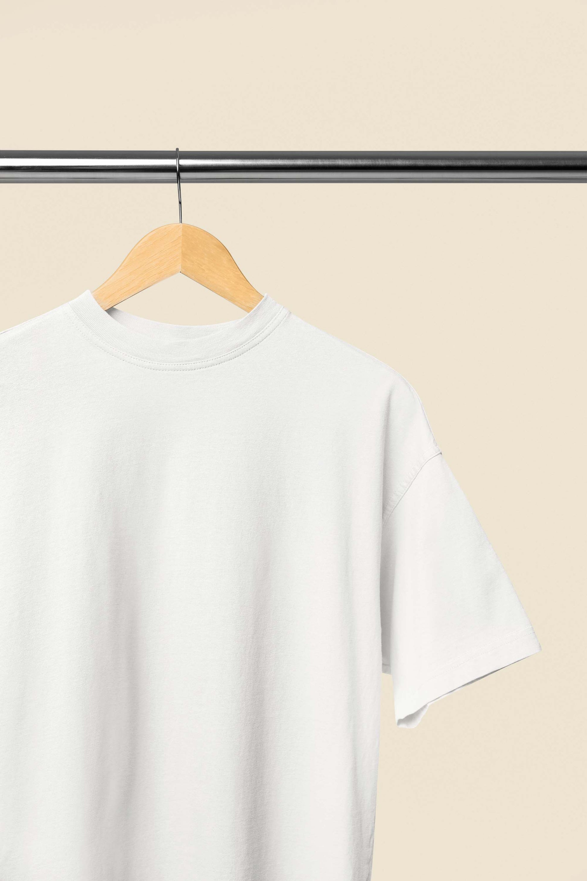 Unisex Oversized Classic Off-White T-Shirt