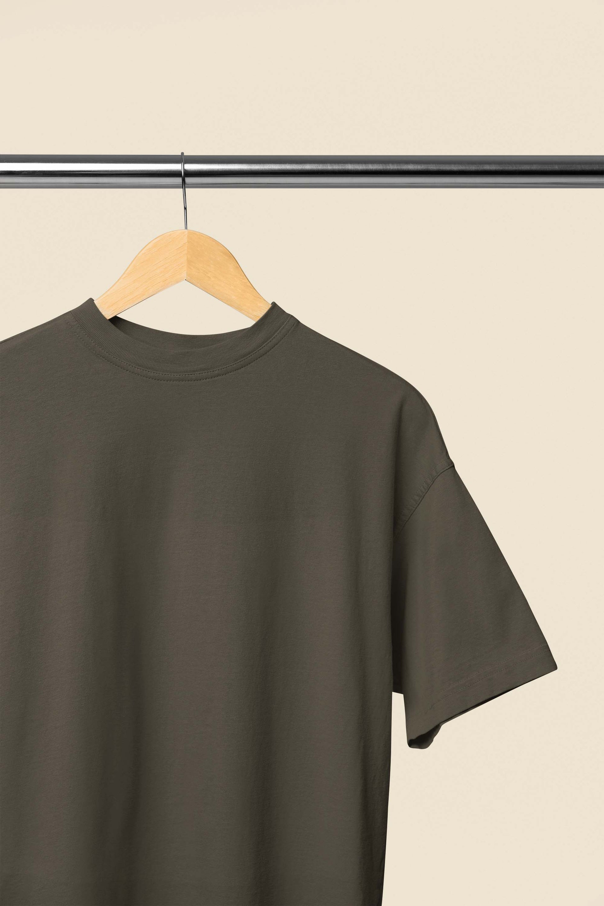 Unisex Oversized Classic Olive Green T-Shirt