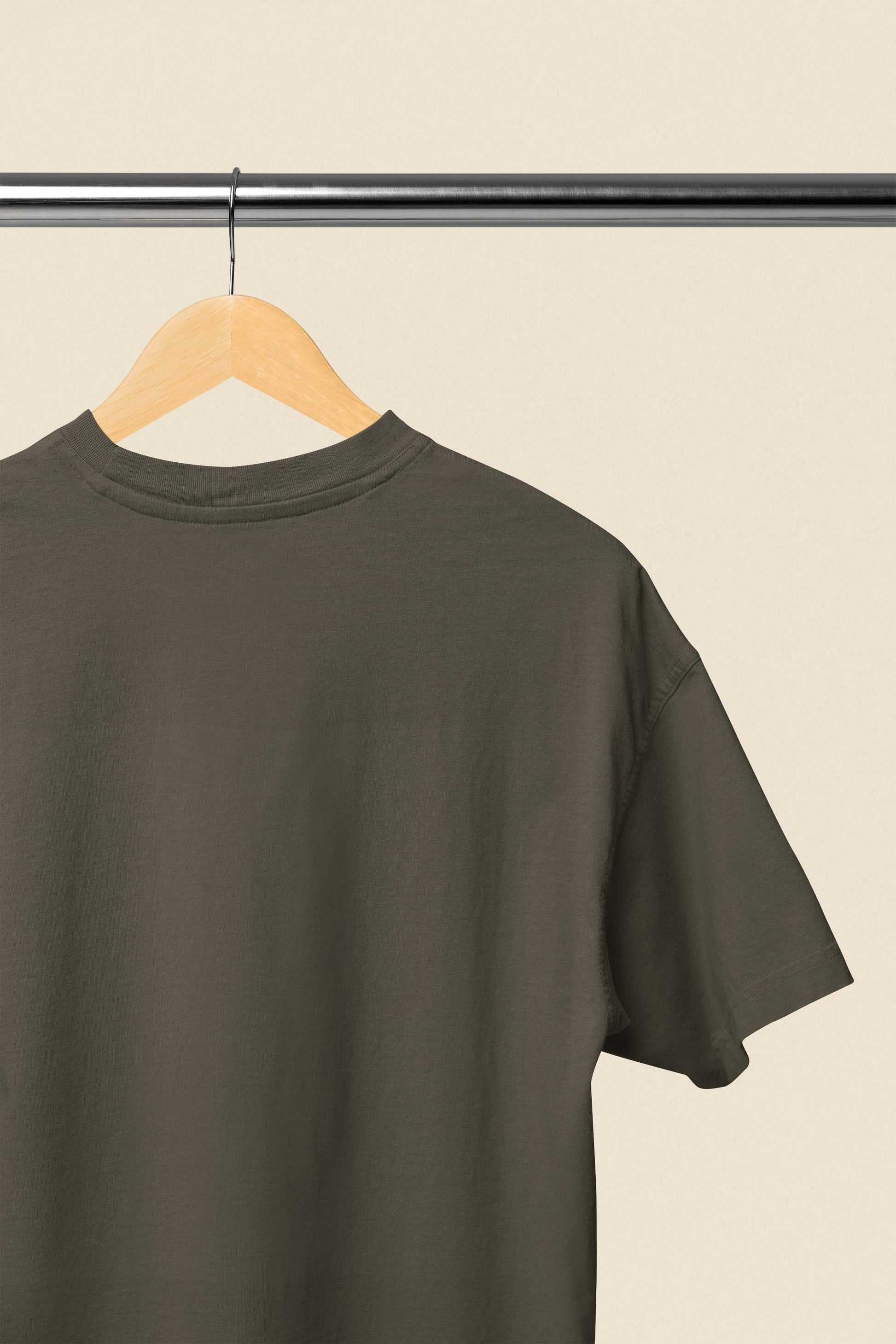 Unisex Oversized Classic Olive Green T-Shirt