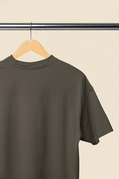 Unisex Oversized Classic Olive Green T-Shirt
