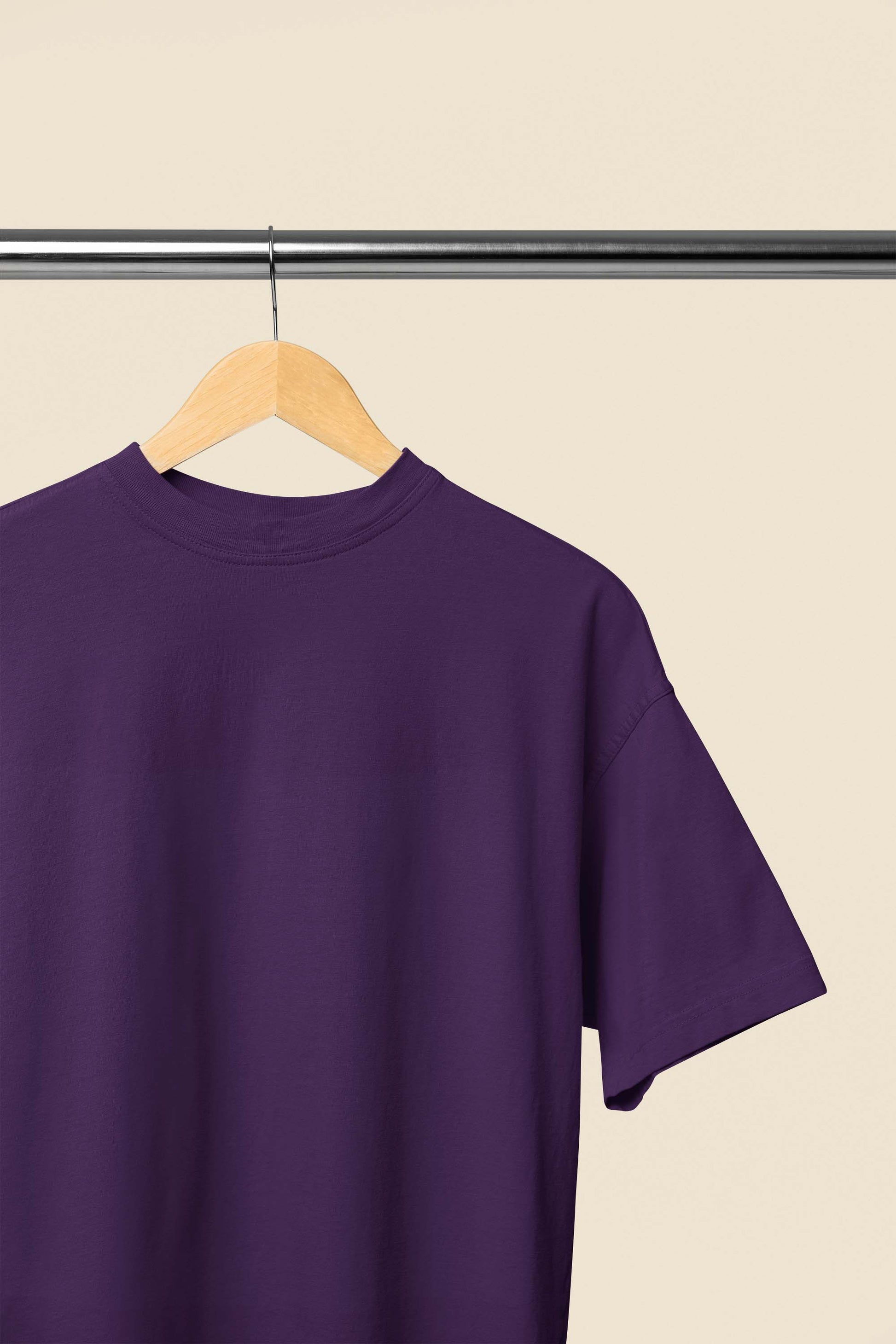 Unisex Oversized Classic Purple T-Shirt
