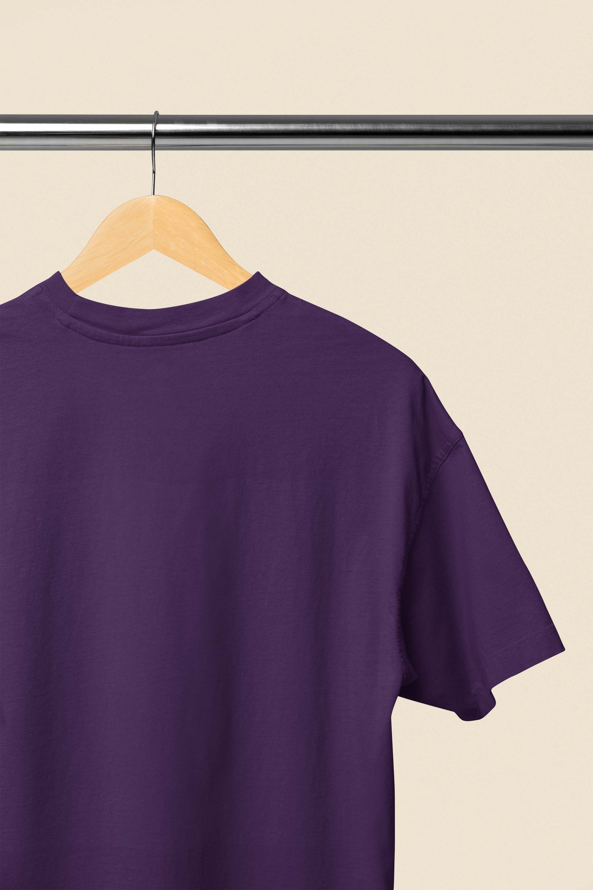 Unisex Oversized Classic Purple T-Shirt