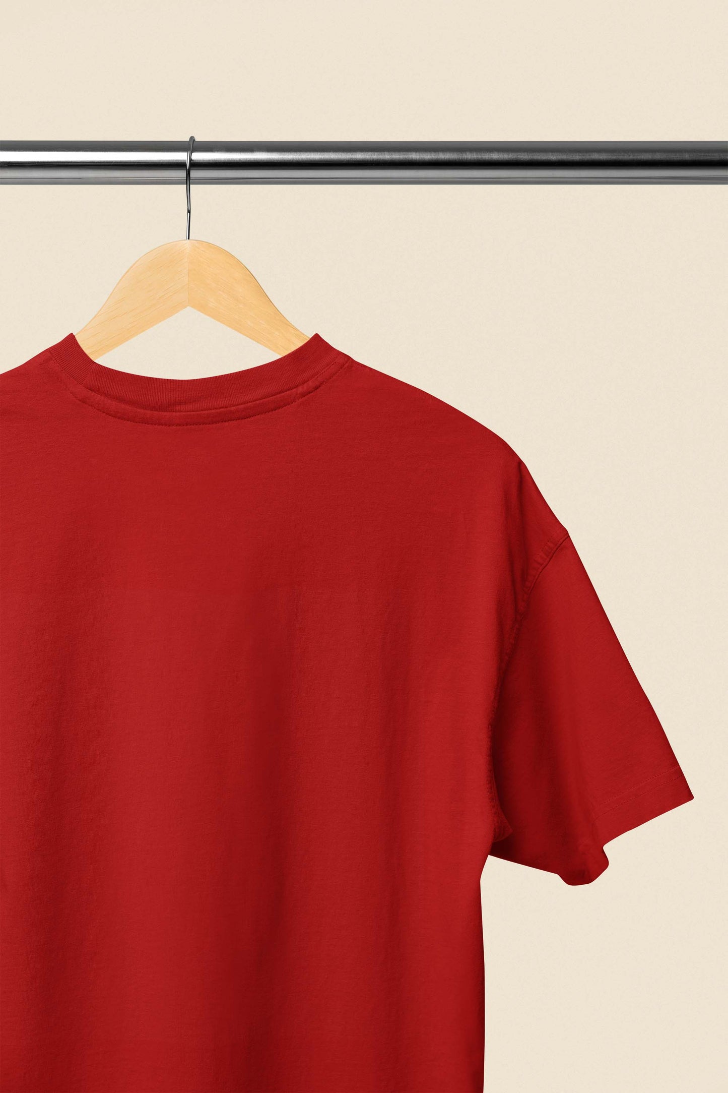 Unisex Oversized Classic Cherry Red T-Shirt