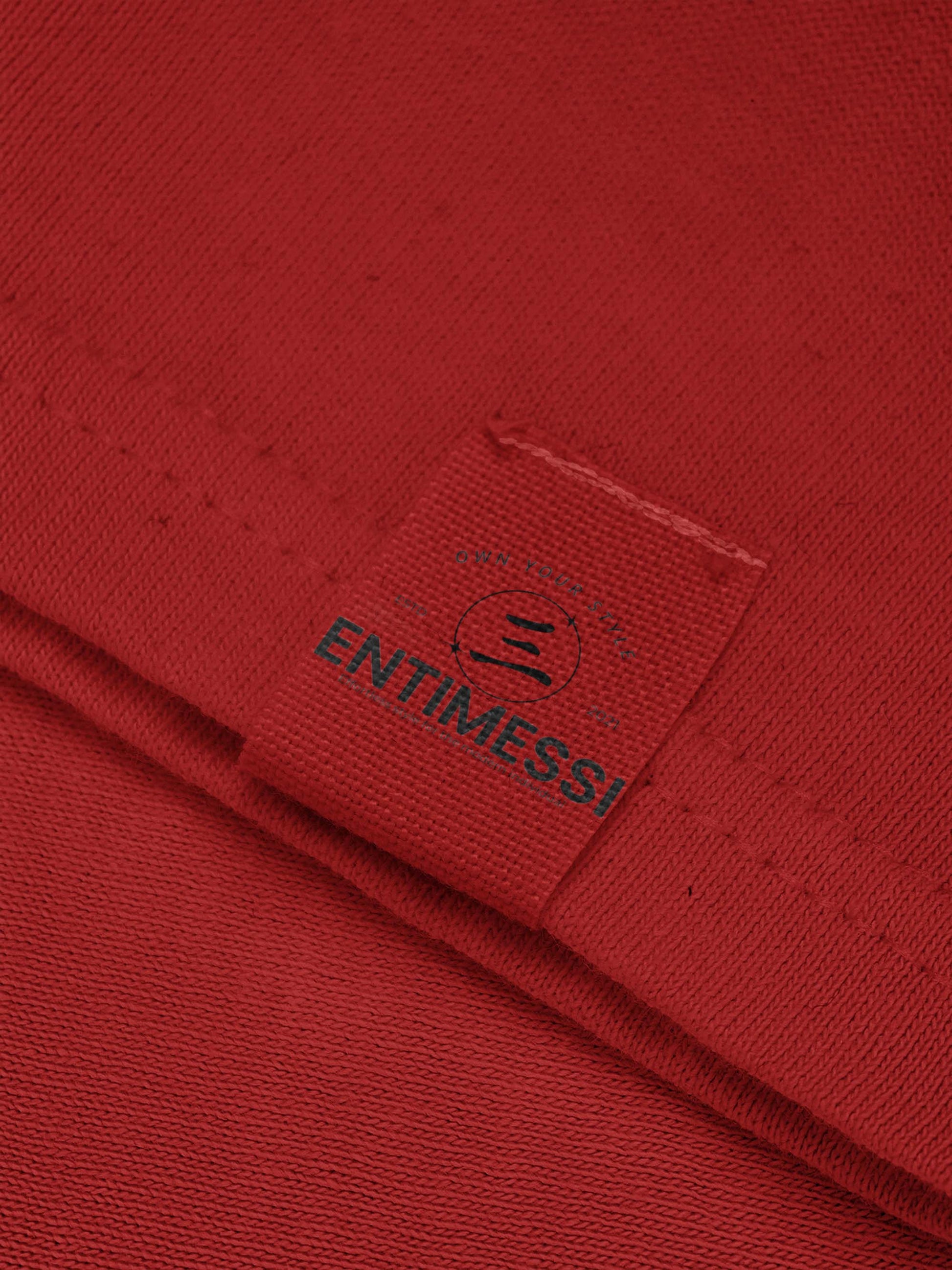 Unisex Oversized Classic Cherry Red T-Shirt