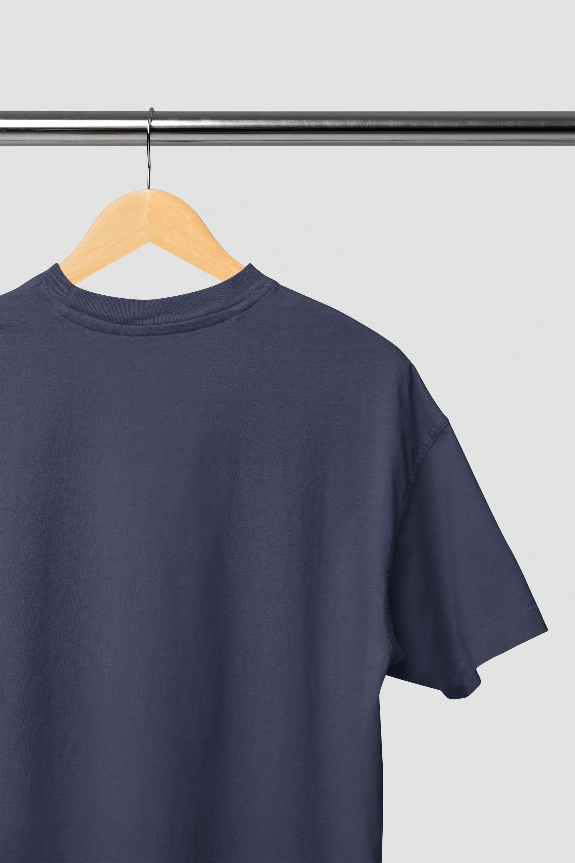Unisex Oversized Classic Navy Blue T-Shirt