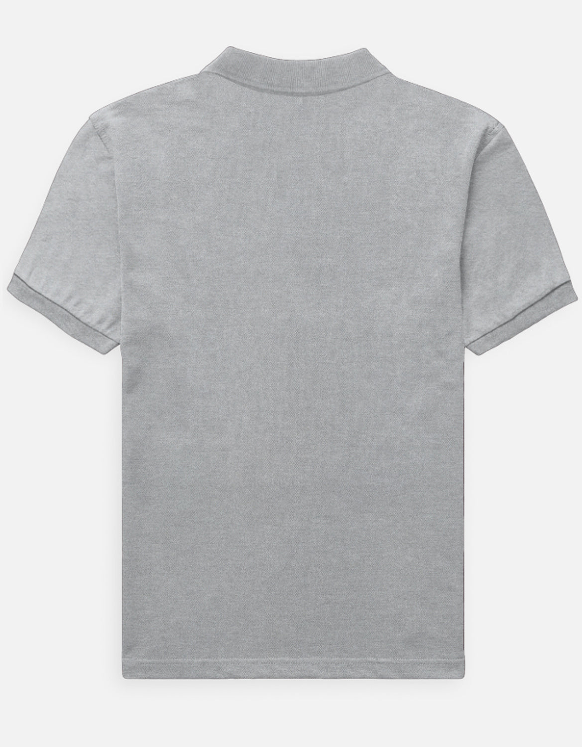 The Essential Unisex Cotton Polo T-Shirt - Grey Melange