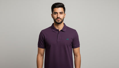 The Essential Unisex Cotton Polo T-Shirt - Grey Melange
