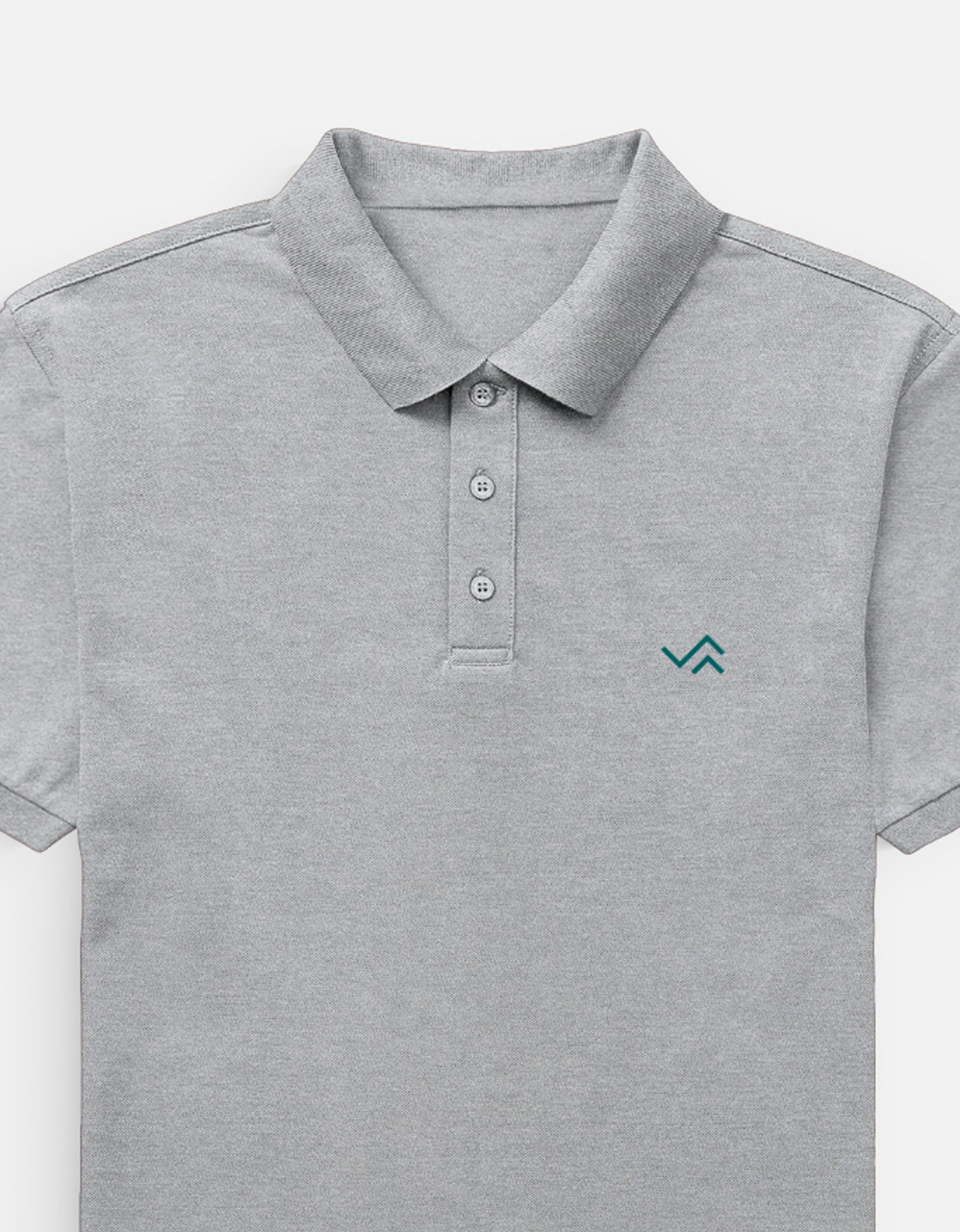 The Essential Unisex Cotton Polo T-Shirt - Grey Melange