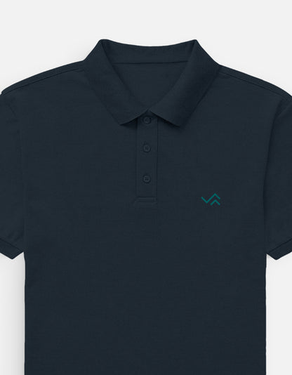 The Essential Unisex Cotton Polo T-Shirt - Grey Melange