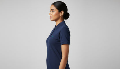 The Essential Unisex Cotton Polo T-Shirt - Grey Melange