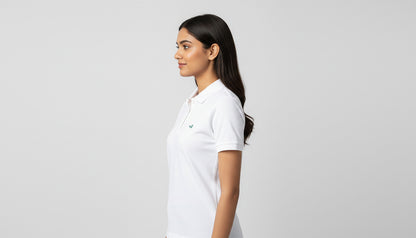 The Essential Unisex Cotton Polo T-Shirt - Grey Melange