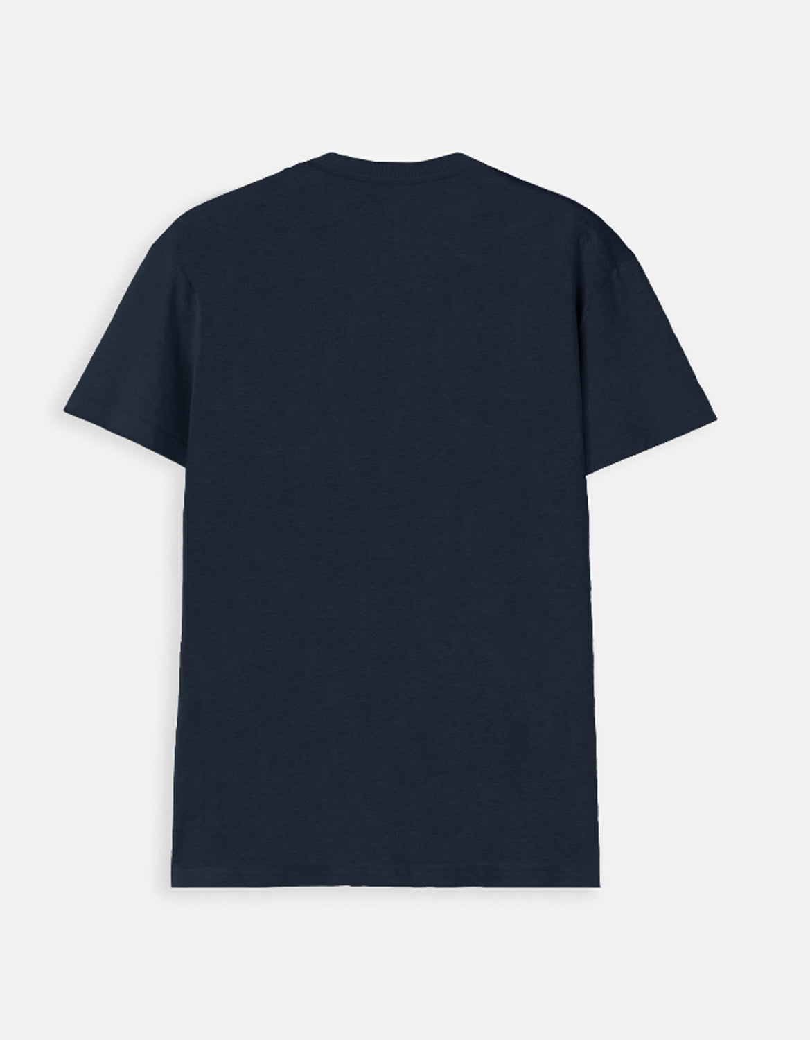 Navy Blue V-Neck Cotton T-Shirt | Essential Unisex Fit