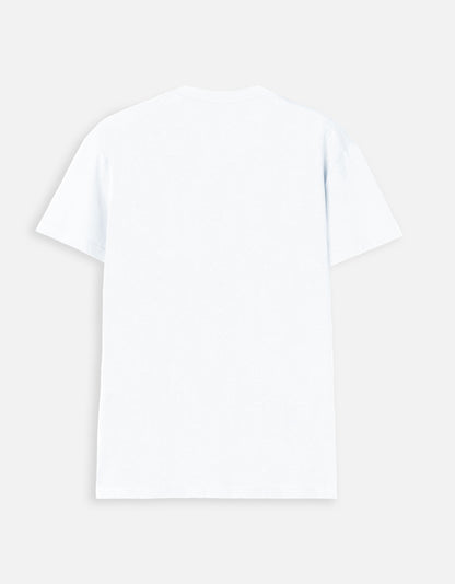White V-Neck Cotton T-Shirt | Essential Unisex Fit