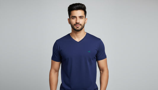 The Essential Unisex V-Neck Cotton Tee | 180 GSM