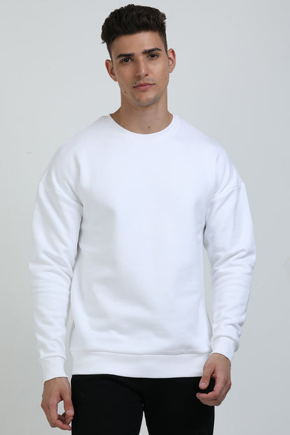 Unisex Oversized Sweatshirt - Super Combed Bio-Washed Cotton