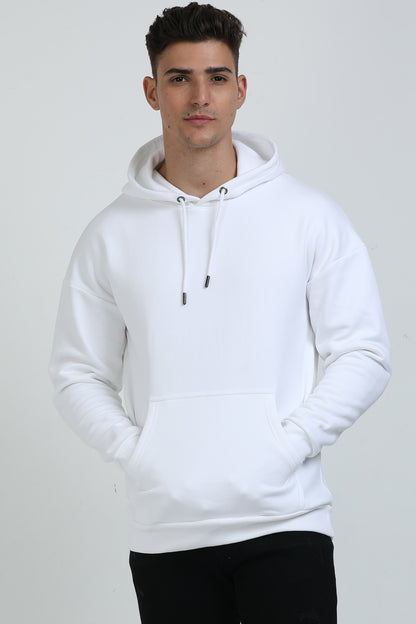 Unisex Oversized Hooded Sweatshirt -Super Combed Bio-Washed Cotton