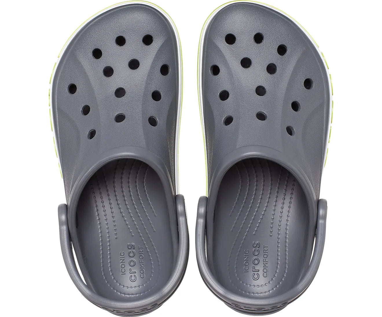 crocs Bayaband Slate Grey Lime Punch Unisex Clog Clogs Bayaband Clogs Crocs Footwear lightweight lightweight shoes Unisex