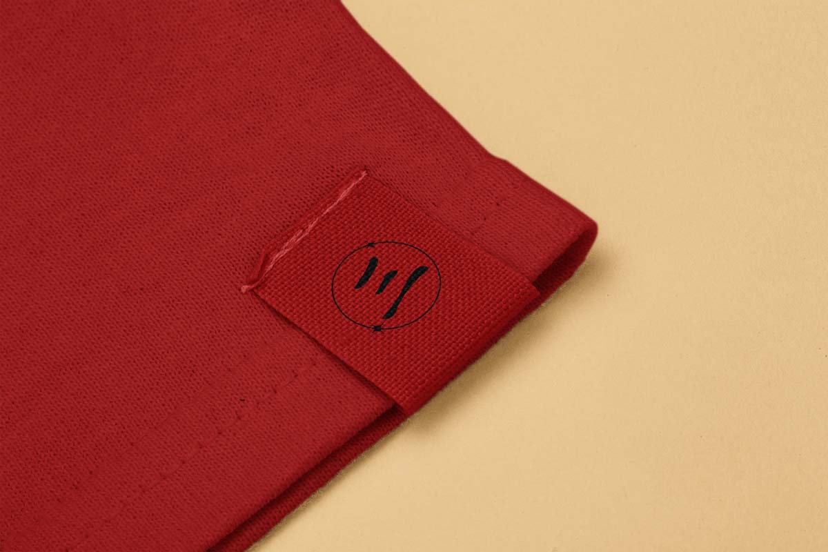 Unisex Cotton Blend Basic Cherry Red T-Shirt