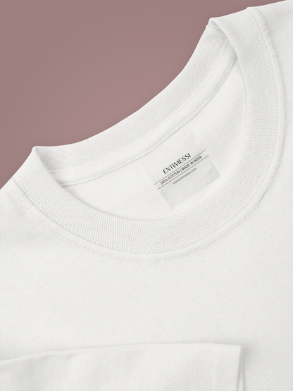 Classic Off White Crew Neck T-Shirt – Unisex