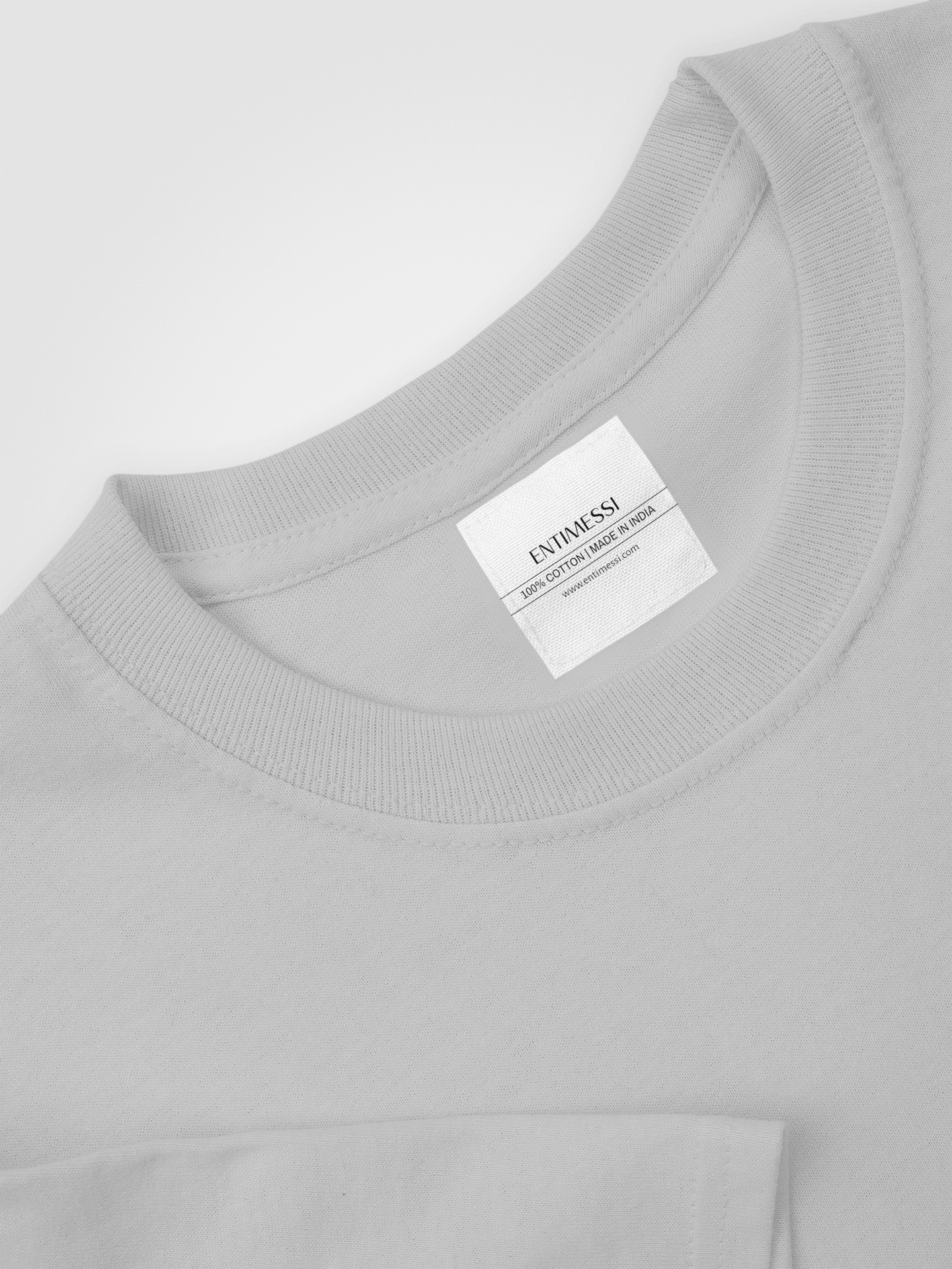 Classic Grey Melange Crew Neck T-Shirt – Unisex