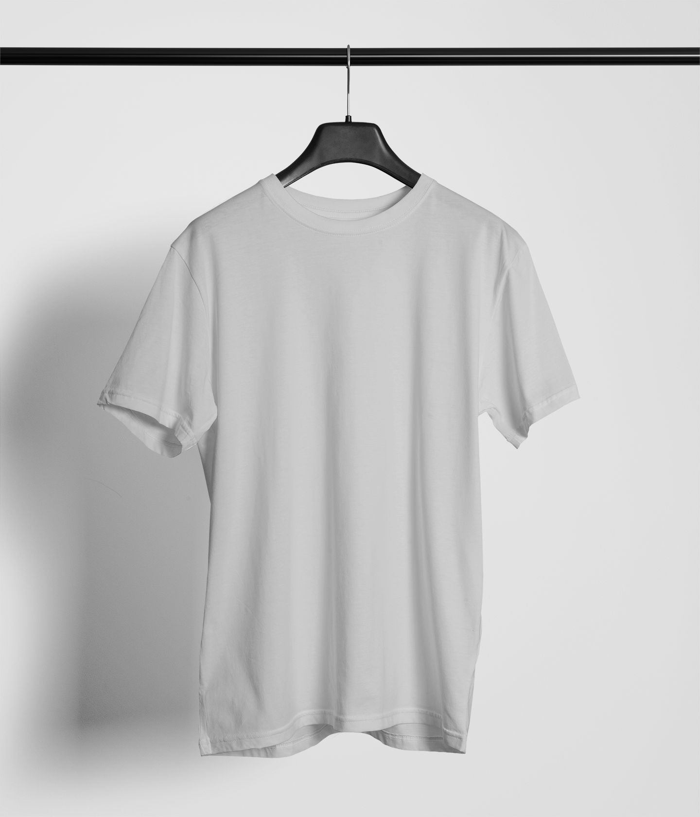 Classic Grey Melange Crew Neck T-Shirt – Unisex