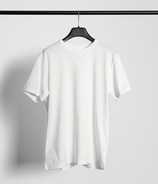 Classic Off White Crew Neck T-Shirt – Unisex
