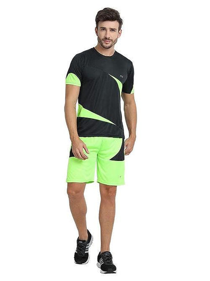 FTX - Men's Bi-Color Dri-FIT T-Shirt (Lime Green & Charcoal) - Workout & Everyday Comfort - Dri-FIT T-shirts - Bi-color, Dri-FIT, Men, Men's T-shirt, SALE, T-shirts, Top, Workout T-shirt - {{ shop.shopifyCountryName }}