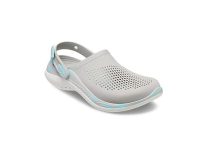 crocs Unisex Literide 360 Clog - Gray Marbled Slate & White Sole Clogs Clogs Crocs Footwear LiteRide Unisex