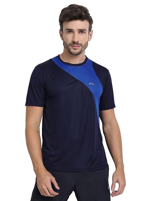 FTX - Men's Navy Blue & Blue Bi-Color Dri-FIT T-Shirt - Dri-FIT T-shirts - Bi-color, Dri-FIT, Men, Men's T-shirt, SALE, T-shirts, Top, Workout T-shirt - {{ shop.shopifyCountryName }}